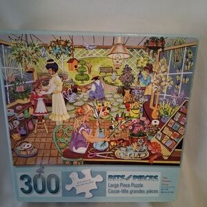 Bits And Pieces "The Flower Shop"~Sandy Rusinko 300 Piece Puzzle Retro Complete